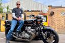 Easy does it: motor cycle restorer Paul Sands owes a debt of gratitude to the Royal Brompton