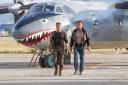 Arnold Schwarzenegger and Sylvester Stallone in The Expendables 3
