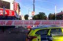 Southall Broadway was closed to traffic this morning