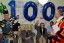 John Fitzgibbon celebrates becoming a centenarian with sister May Hartley