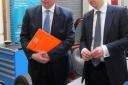 Education Secretary Michael Gove (left) and Skills Minister Matthew Hancock visited Uxbridge College as the Technical Baccalaureatte was launched