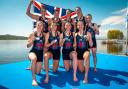 Holly Dunford, pictured back row, second from the left with the women's eight