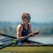 Harriet Taylor won silver in the women’s eight at the most recent World Cup regatta in Varese, Italy