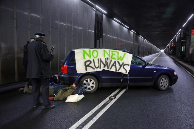 Airport protestor from Watford avoids jail for blocking Heathrow tunnel