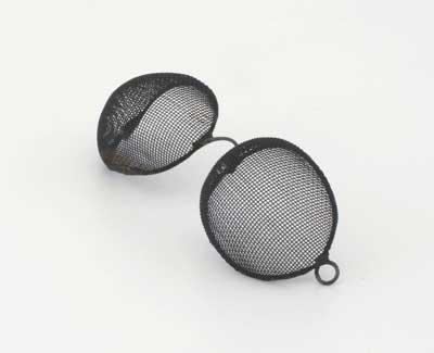 These domed mesh goggles were worn by inmates of Hillingdon Workhouse to protect their eyes when breaking stones. When it was built in 1728, those too old, too young or too sick to take care of themselves were taken into the workhouse in Lynch Green.