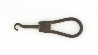 The earliest reference to button hooks dates back to the 17th Century. However, it was during the Victorian era that they became a useful everyday dress accessory. They were designed to help pull buttons through stiff leather on shoes and boots.