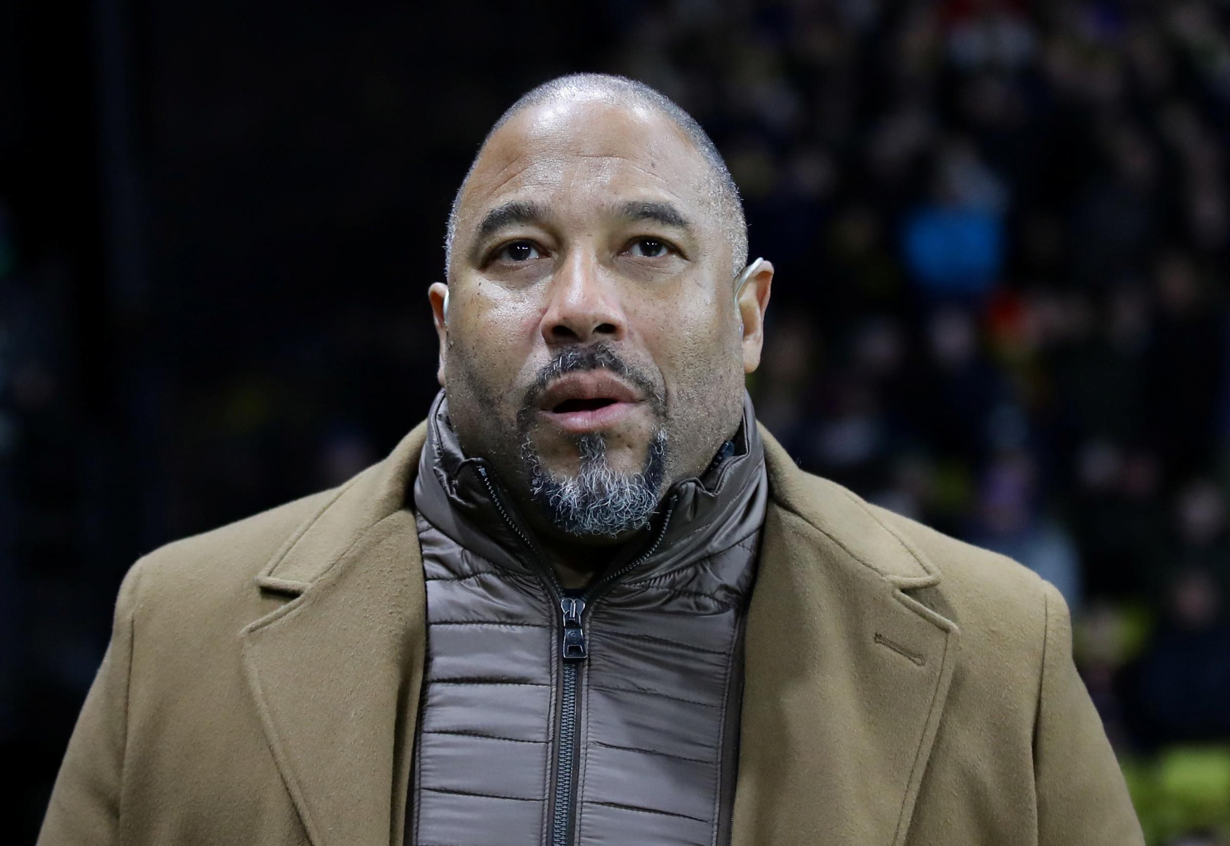 Soccer Football - Premier League - Watford v Liverpool - Vicarage Road, Watford, Britain - February 29, 2020  Former player John Barnes  REUTERS/David Klein  EDITORIAL USE ONLY. No use with unauthorized audio, video, data, fixture lists, club/league logos