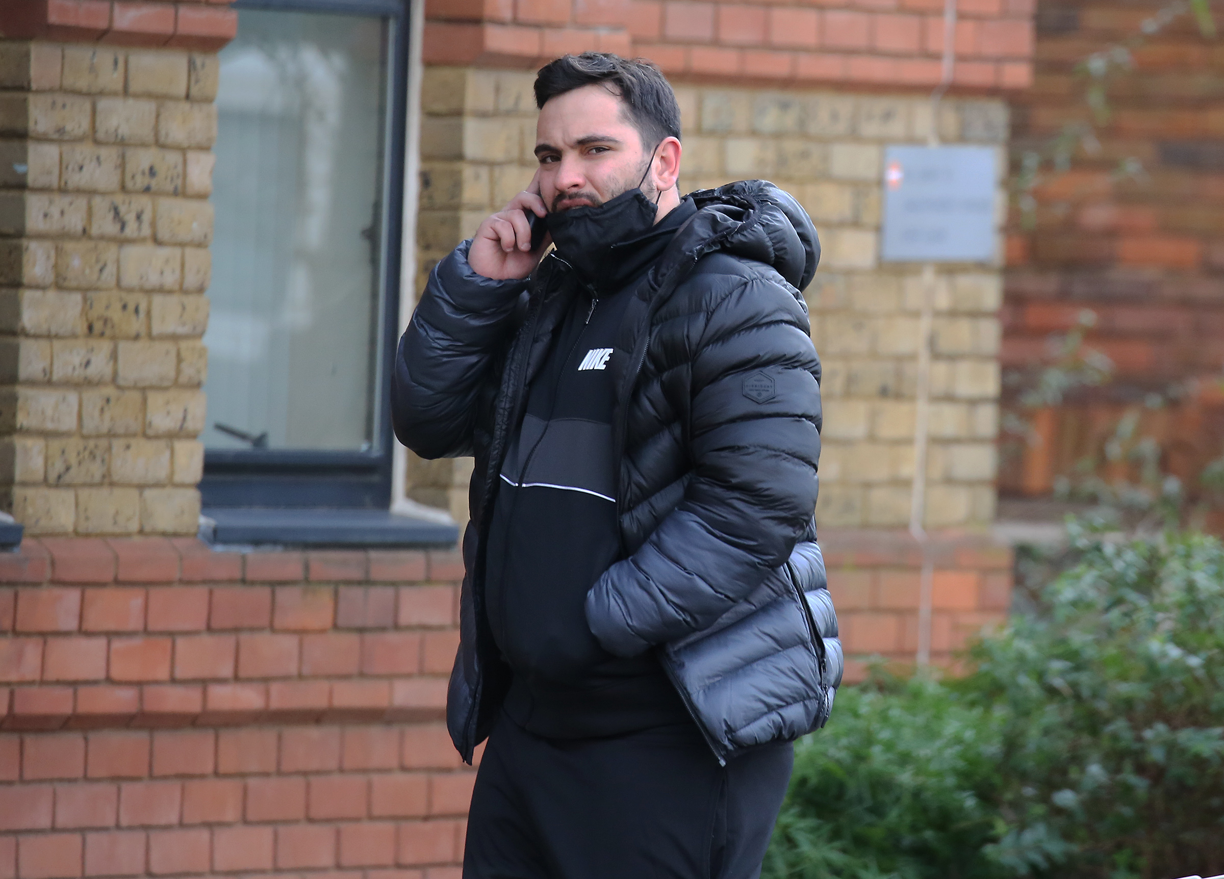 Davey Everson pictured outside St Albans Crown Court on the first day of the trial. Credit: South Beds News Agency