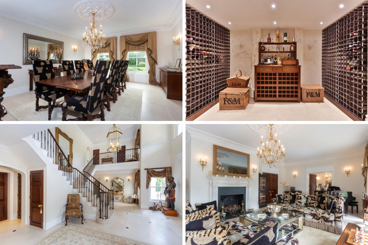 Wildewood House has all the grandiose features of a Bridgerton home. Photos: Zoopla