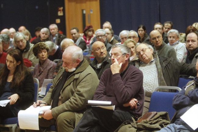 More than 100 residents attended a meeting in December 2010 to oppose the incinerator plans