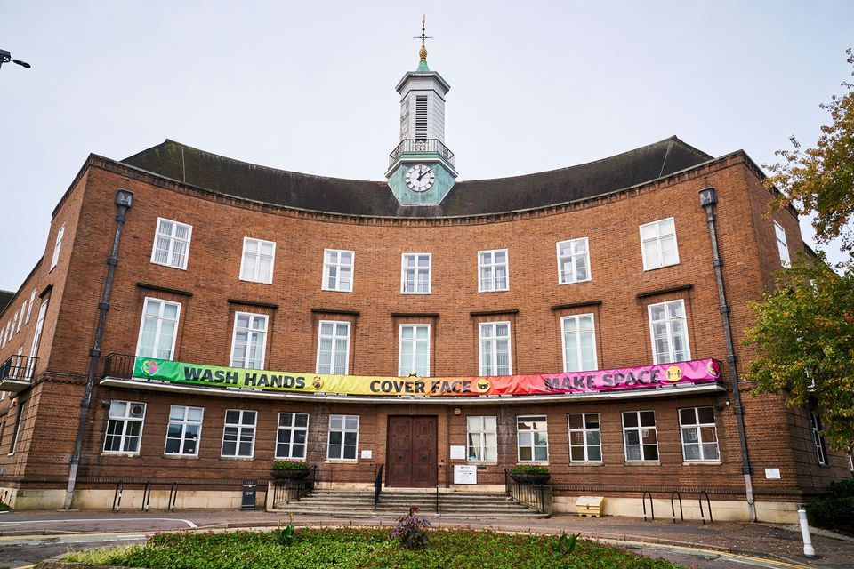 Watford Town Hall, where walk-in Covid jabs are taking place. Credit: Watford Borough Council/Simon Jacobs