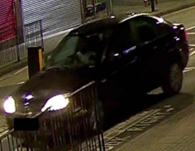 The black Ford Mondeo that was caught on CCTV (Photo: Met Police)