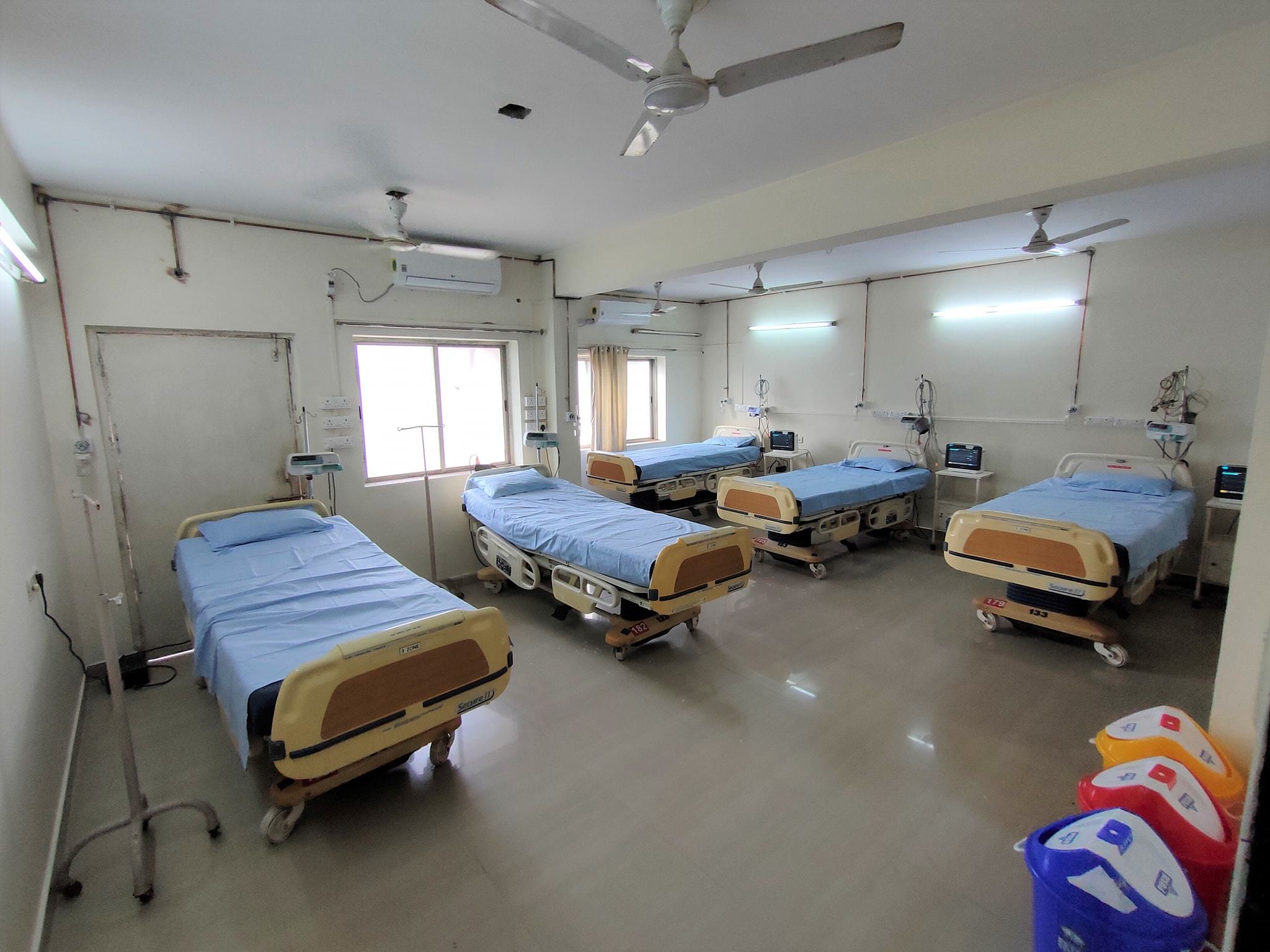 Inside the new Covid health centre in India