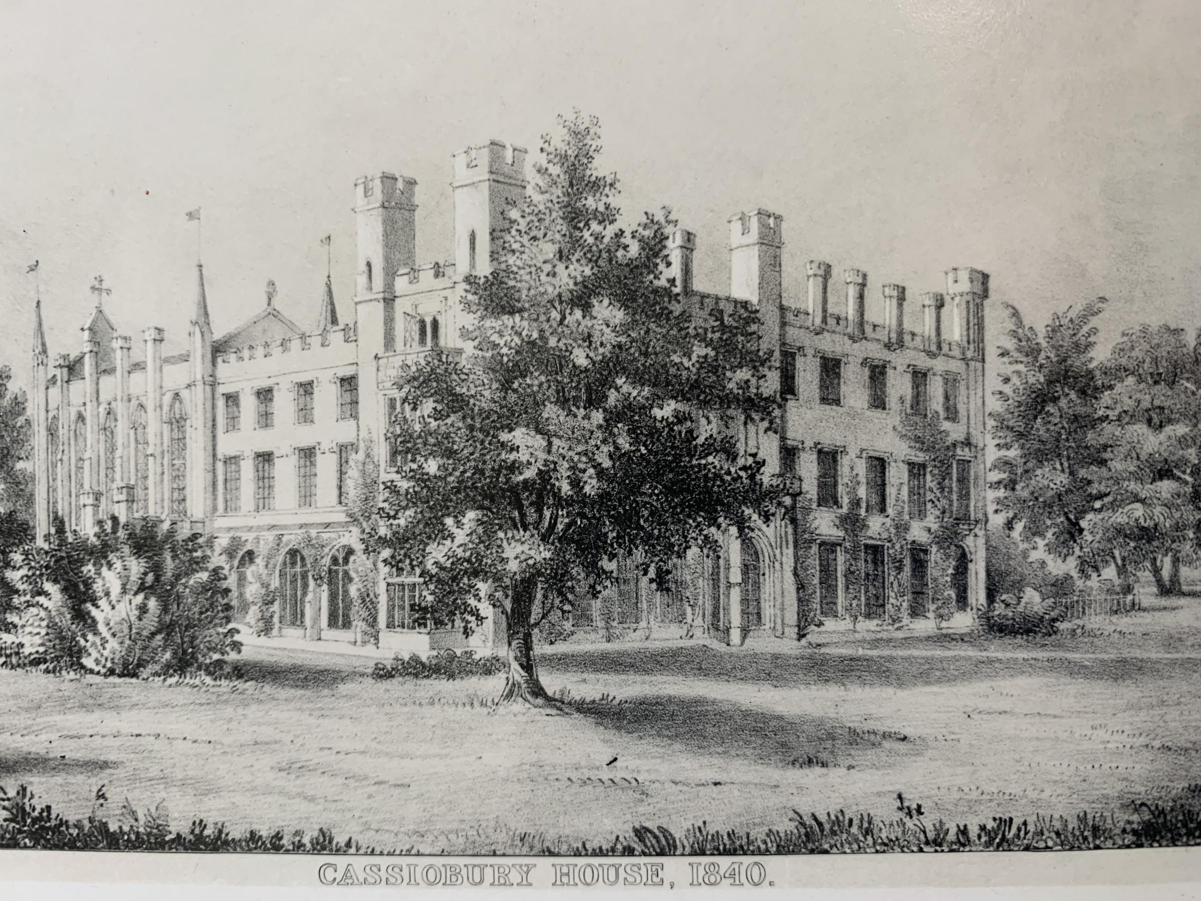 Cassiobury House 1840