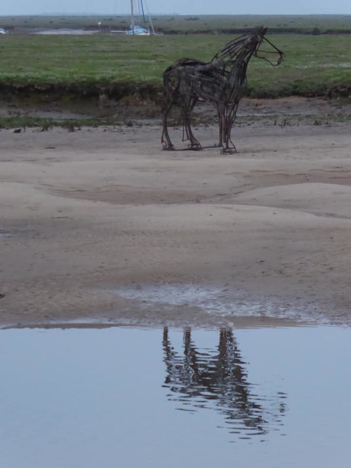 Construction and reflection. Picture: Julie Holmes
