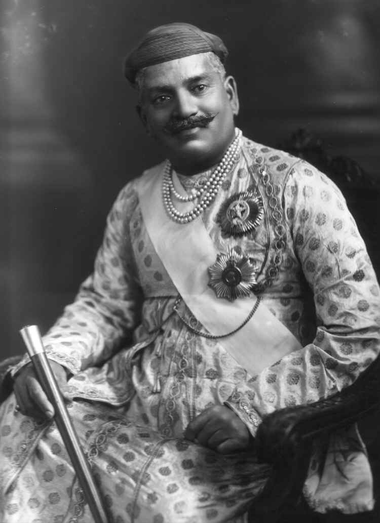 Sayajirao Gaekwad III, Maharaja of Baroda, India, in 1919