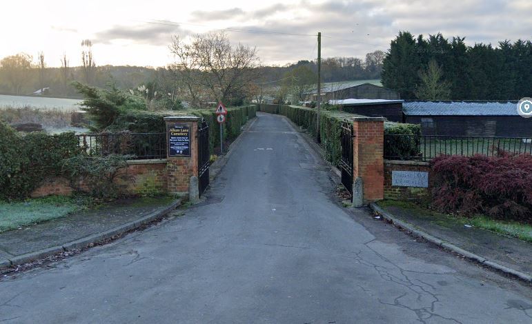The entrance to Allum Lane Cemetery. Credit: Google Maps
