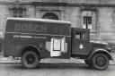 Bosch in the 1950s: a lorry advertises Bosch’s high-tech fridges in 1951.  Picture courtesy of Bosch UKI