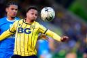 Oxford United's Josh Murphy in action against Peterborough United
