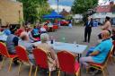 Neighbours and friends: the Ahmadiyya community invited other from the borough to a Jubilee party in the summer