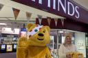 I know that face: Pudsey in The Pavilions