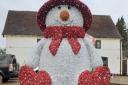 A giant 20ft snowman in Eastcote spreads Christmas joy