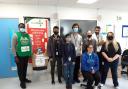 Foundation students who have supported collections for the charity were visited by Hillingdon Foodbank volunteer Joash.