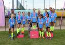 Medal haul: Hillingdon's netballers and hockey players were on the podium