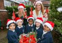 Christmas spruce up: saplings donation encourages Hayes schoolchildren to think sustainably