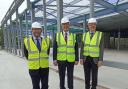 Topping out: council chiefs (from left) Edwards, Bianco and Lavery