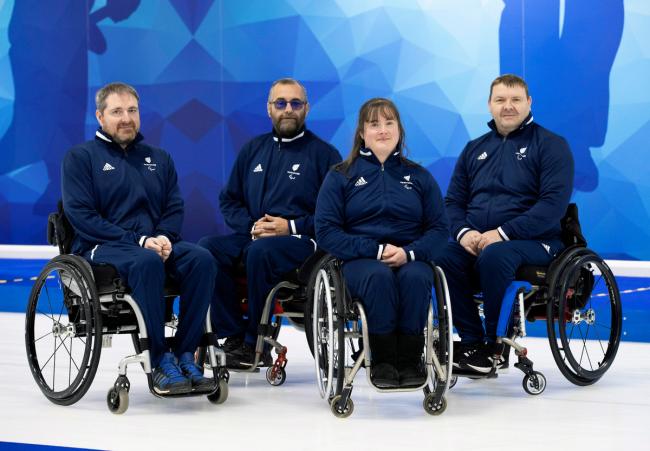 Dawson-Farrell, second from right, will head to her first Paralympic Games in less than 50 days' time