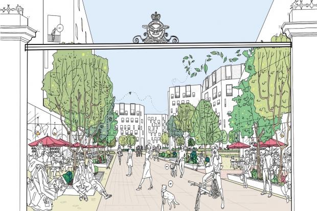 All change: artist's impression of how life could look at St Andrew's Park