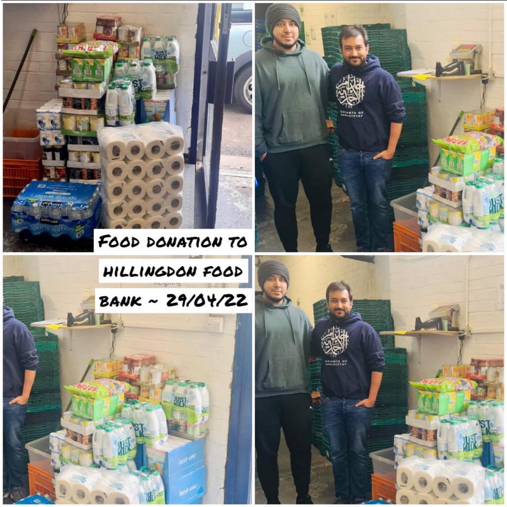 Job well done: delivery to the Hillingdon Food Bank