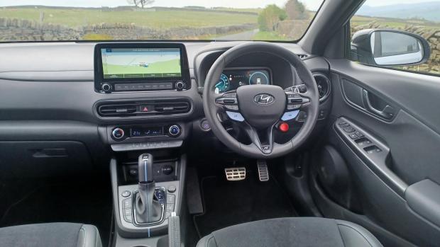 Hillingdon Times: The Kona N's sporty interior is also appealing 