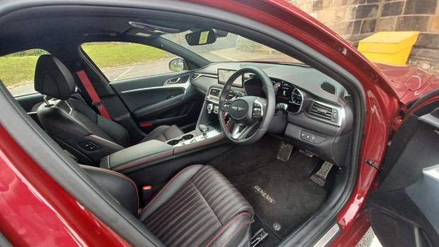Hillingdon Times: The interior is stylish but a little cramped in the back