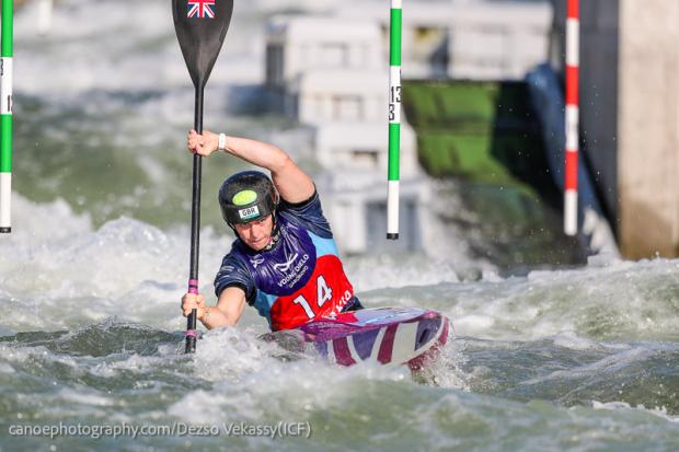 Woods admits to challenging route to the top of canoe slalom