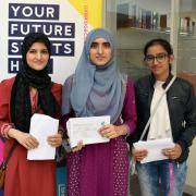 Nazila Nadiri, Iqra Razzaq and Simranjit Kaur, are all coming back to Uxbridge College to do A Levels after achieving excellent GCSE results on the college's one year full time programme.