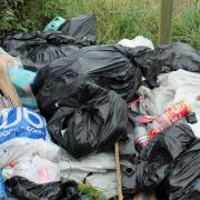 What a mess: Hillingdon joined with two other authorities to track down a serial fly-tipper