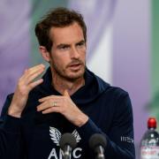 Andy Murray progressed through his first round match at Wimbledon in four sets