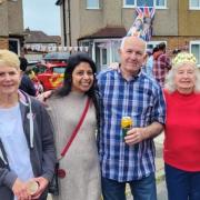 Right royal occasion: neighbours in Parkfield Crescent
