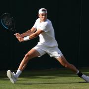 Jack Draper lives just down the road from Wimbledon and reached the second round for the first time this week (Reuters via Beat Media Group subscription)