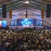 In session: the Jalsa Salana in Hampshire