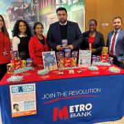 Chocolate deposits: Uxbridge Metro Bank staff are looking for Easter egg donations to hand to young carers