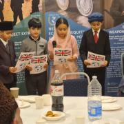 Peace poem: youngsters underline the message of harmony