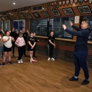 Former England star Shaunagh Brown celebrates the launch of Connecting Communities Programme