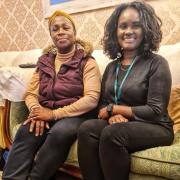 Dedicated carer: Jeanette Isaacs with Loretta