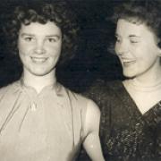 oy Rooney and Irene Reeves, nee Haigh, taken at Hammersmith Palais at the annual EMI Dance around 1955-58.