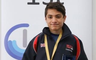 Olympic dreams: Casey, 14, would love to represent his country on the big stage