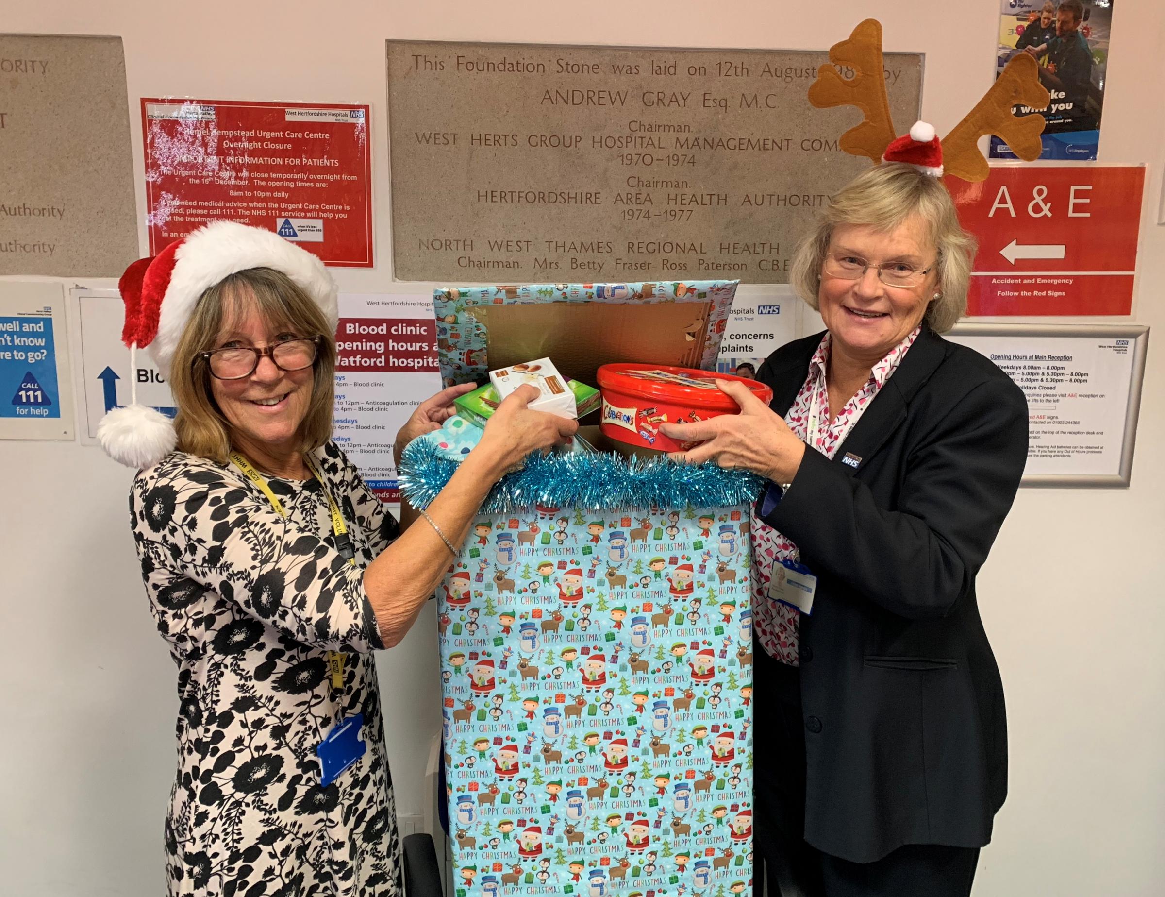 Businesses join charity in donating Christmas presents to patients