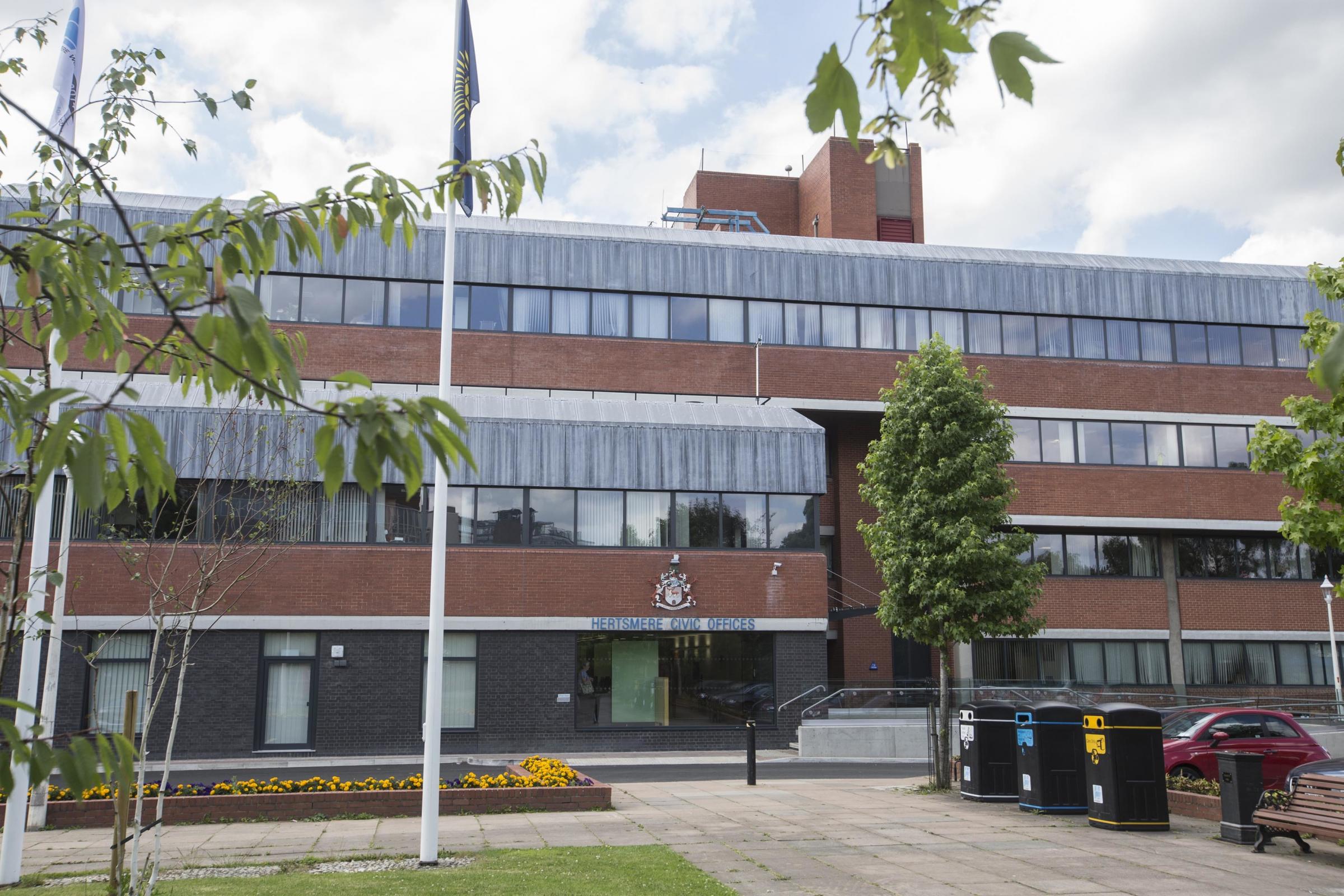 The Executive Committee at Hertsmere Borough Council, offices in Borehamwood pictured, agreed to a series of recommendations at a meeting on Wednesday June 9